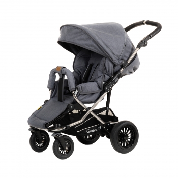 Прогулочная коляска Emmaljunga Scooter 4S AIR Lounge — Grey
