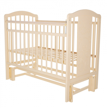 Детская кроватка Pituso Noli Мишутка (маятник универсальный) — Слоновая кость