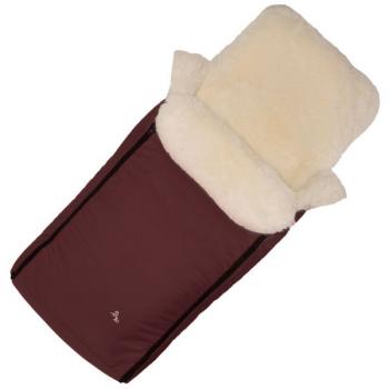 Конверт в коляску Hesba PREMIUM Weiss (натуральная овчина белый мех) — 330 / Weiner