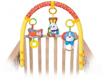 Игровая дуга на детскую кроватку Parkfield — собака, зайчик, кошка