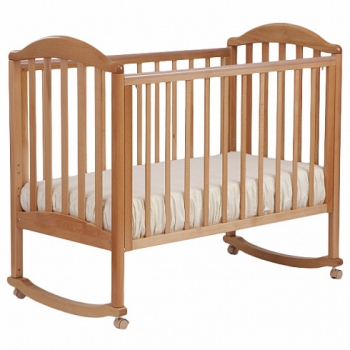 Детская кроватка Кубаньлесстрой Люкс АБ 17.0 — Натуральный Бук