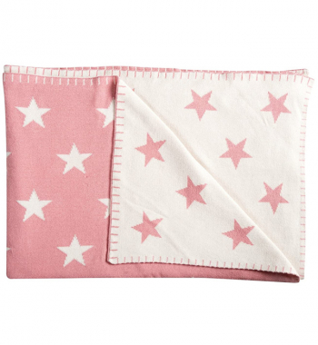 Плед Schardt Big Star, 95х120 см — розовый