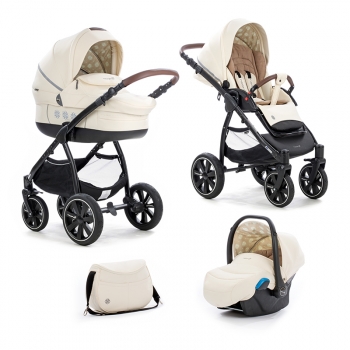Коляска 3 в 1 Noordi Fjordi Sport NB+ — Ivory 850