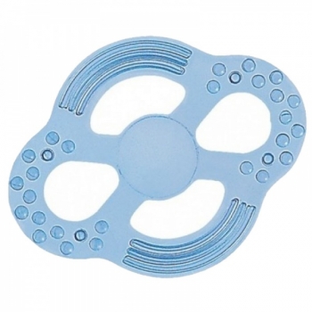 Прорезыватель мягкий, прозрачный Canpol арт. 9/501, 0+ мес., НЛО — голубой