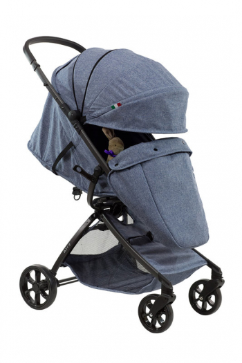 Прогулочная коляска Farfello Airy — серо-голубой