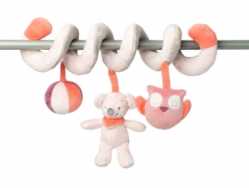 Игрушка мягкая Nattou Toy spiral Adele Valentine слоник и мышка 424219