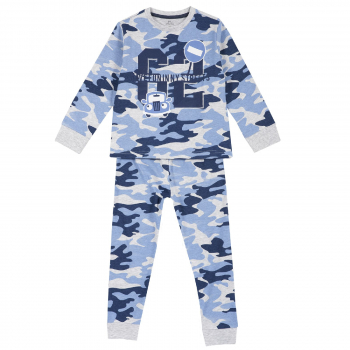 Пижама Chicco, принт Have fun in NY streets, длинный рукав, для мальчиков