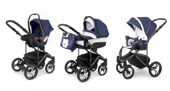 Коляска 3 в 1 Esspero Magic Pro (шасси Graphite) — Navy Grey