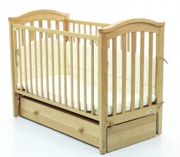 Кровать маятник продольный Fiorellino Slovenia 120х60 — Натуральный