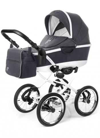 Коляска для новорожденных Esspero Classic Alu (шасси White) — Dark