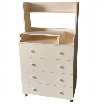 Пеленальный комод КЕДР Victoria Compact — Слоновая кость
