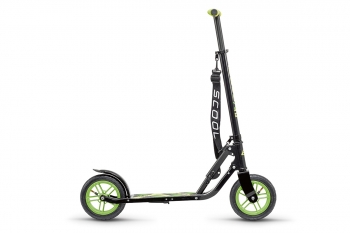 Самокат SCOOL flax 8.4 — Черно-зеленый