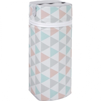 Сумка-термос Ceba Baby Jumbo — Triangle Turquoise/Orange