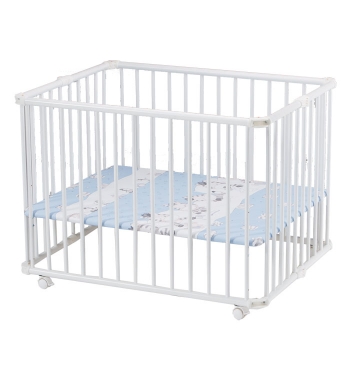 Детский манеж-кроватка Geuther Lucilee 94,5х102 — белая 97