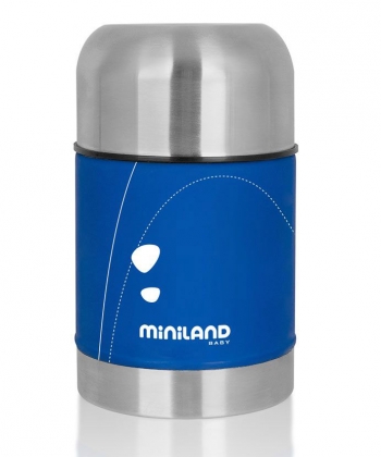 Детский термос для еды Miniland Soft Thermo Food 600 мл — Синий