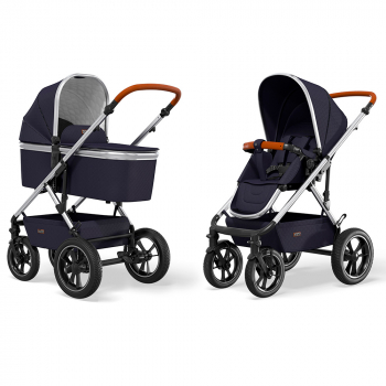 Коляска 2 в 1 Moon Nuova Air — Navy (303) 2021