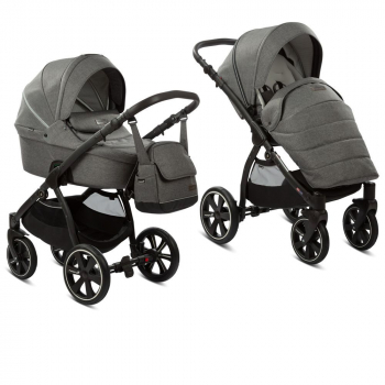 Коляска 2 в 1 Noordi Fjordi Sport — Dark Grey 813 (с термолюлькой)