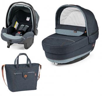 Набор 3 в 1 Peg Perego Set Modular Elite (без шасси) — Blue Denim