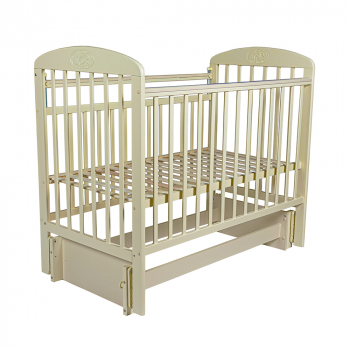 Детская кроватка Мой малыш 09 (маятник-универсальный) — Слоновая кость