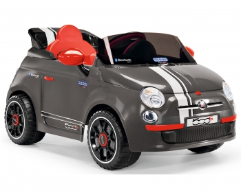 Электромобиль Peg Perego Fiat 500 grey с радиоуправлением