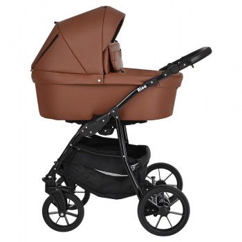 Коляска для новорожденных PITUSO Nino Кожа — Brown