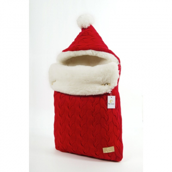 Конверт меховой Ma Licorne Mouton — Rouge (красный)