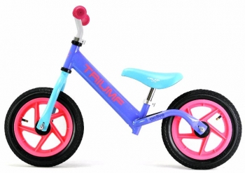 Беговел Triumf active AKB-1209W — фиолетовый