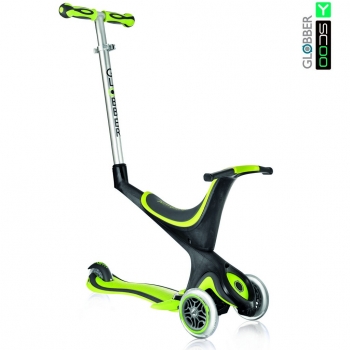 Самокат Y-SCOO RT GLOBBER My free Seat 5 in 1 — green