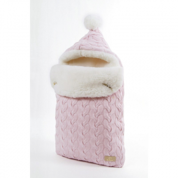 Конверт меховой Ma Licorne Mouton — Rose (розовый)