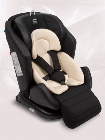 Автокресло AMAROBABY Favorite ISOFIX — чёрный/бежевый