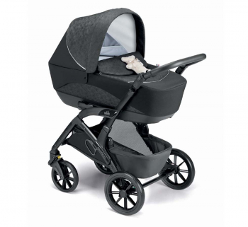 Коляска 3 в 1 Cam Dinamico Up Smart (2021) — 920B чёрный с плюшевым мишкой