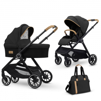 Коляска 2 в 1 Esspero Traveler + сумка — Onyx