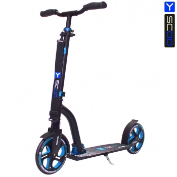 Самокат Y-SCOO RT 215 MONTEREY с 2 амортизаторами — blue/black