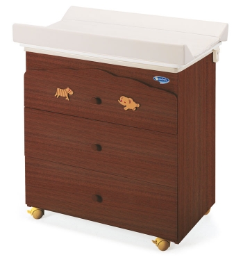 Пеленальный комод Italbaby Dream — орех