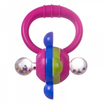 Погремушка Canpol "Колесо" арт. 2/887, 0+ мес. — розовый
