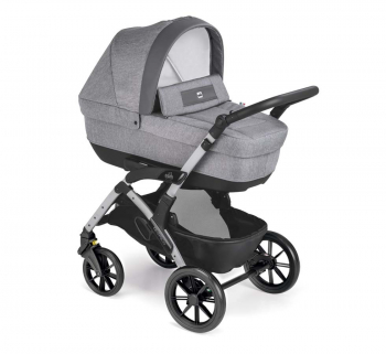 Коляска 3 в 1 Cam Dinamico Up Smart (2021) — 910B серый меланж