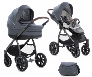 Коляска 2 в 1 Noordi Fjordi Sport Melange — Graphite Melange 893