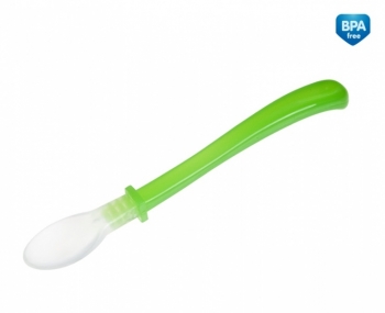 Ложка для кормления мягкая Canpol арт. 21/488, 4+ мес. — зеленый