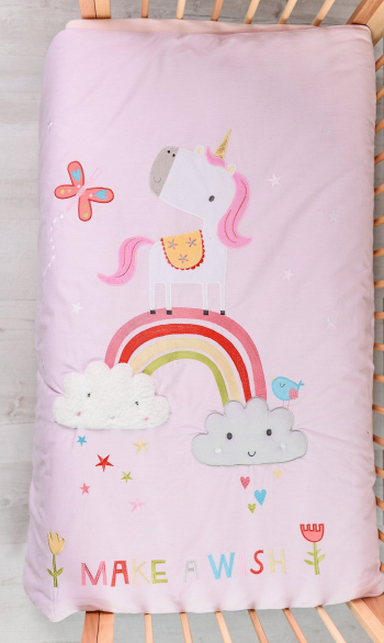 Одеяло Bizzi Growin Dream Rainbow and Unicorns 120*100 BG001