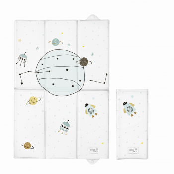 Пеленальный матрац Ceba Baby для путешествий 40х60 — Candy Andy Cosmo