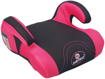 Автокресло-бустер Pilsan Relax Booster (07-524) — Серо-розовый