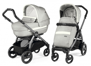 Коляска 2 в 1 Peg Perego Book 51 Elite Modular (шасси White/Black)