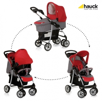 Коляска 3 в 1 Hauck Shopper Trioset — Smoke-Tango