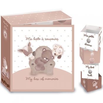 Коробка для сокровищ Nattou — Max, Noa Tom Собачка, Лошадка и Мишка 777681