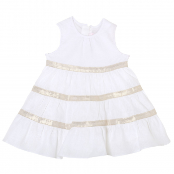 Платье Chicco, цвет белый
