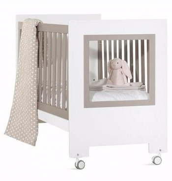 Детская кроватка Feretti "Le Chic" — Bianco/Tortora