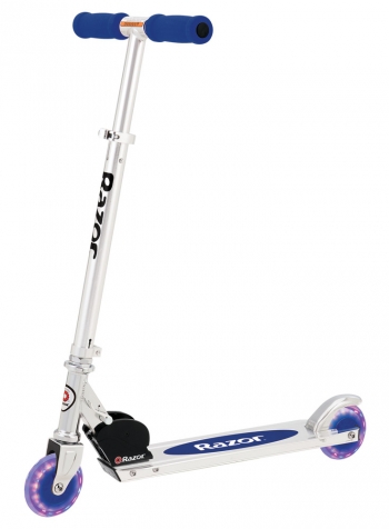 Самокат Razor A Light Up — синий