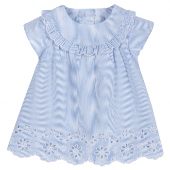 Платье Chicco, цвет голубой — Голубой, р.80
