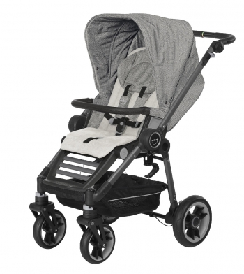 Прогулочная коляска Teutonia Bliss (шасси Graphite) — 6145-6120 Pebble-Stone