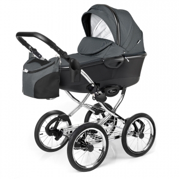 Коляска для новорожденных Esspero Classic Alu (шасси Chrome) — Onyx